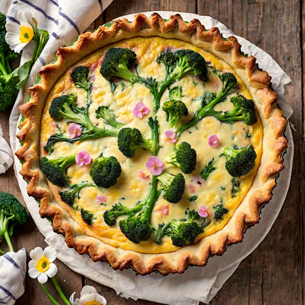 Easter Leftover Ham and Broccoli Quiche Recipe