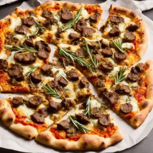 Easter Leftover Lamb and Rosemary Pizza Recipe