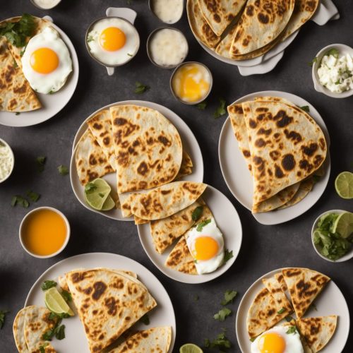 Eggs Breakfast Quesadilla Recipe
