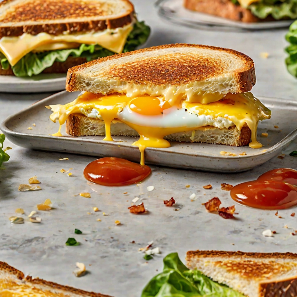 Eggs Breakfast Sandwich Recipe