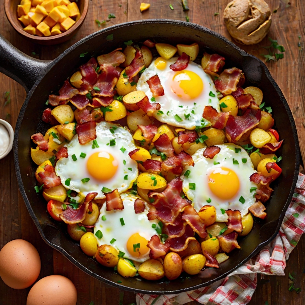 Eggs Breakfast Skillet Recipe Recipe | Recipes.net