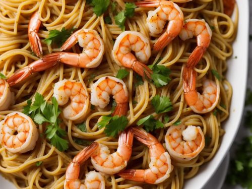 Eldon's Garlic Shrimp Pasta Recipe