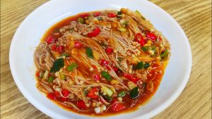 Enoki Mushroom Noodles Recipe