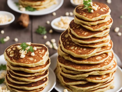 Enoki Mushroom Pancakes