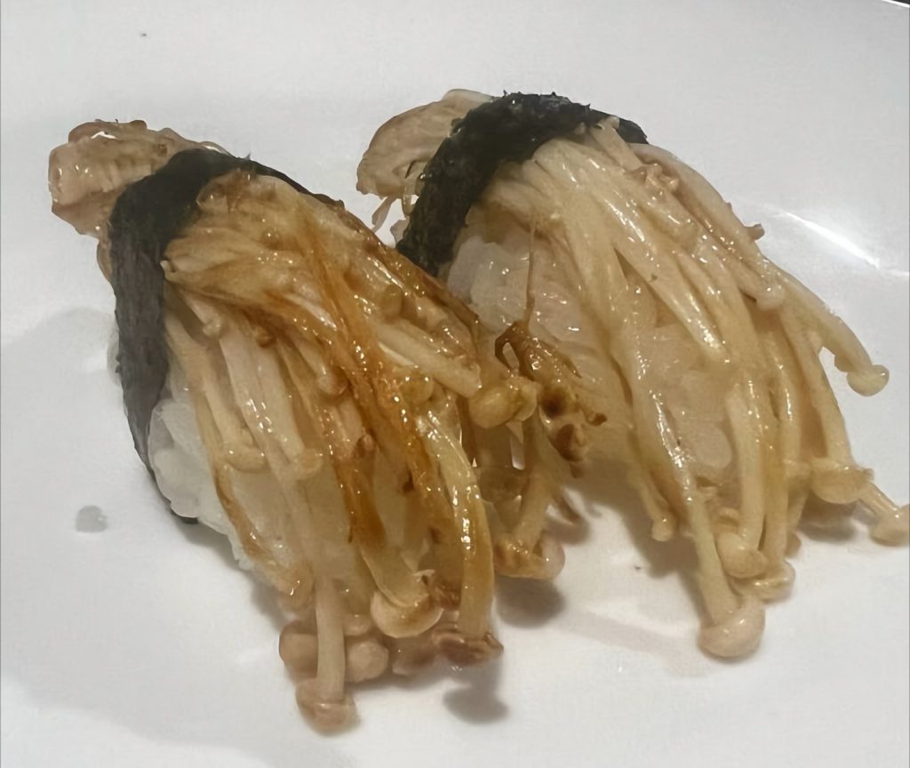 Enoki Mushroom Sushi Recipe