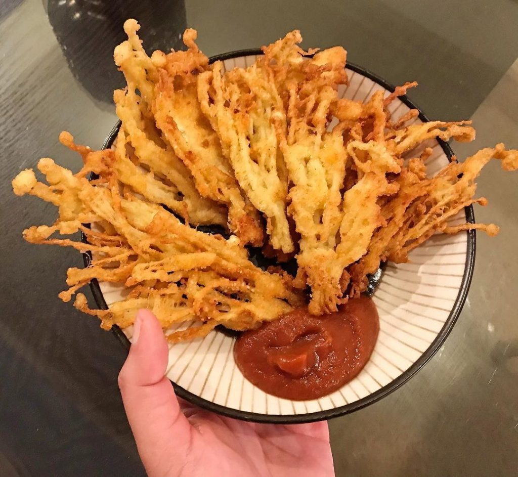 Enoki Mushroom Tempura Recipe