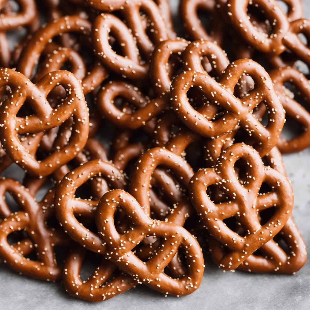 Fannie May Chocolate-Dipped Pretzels