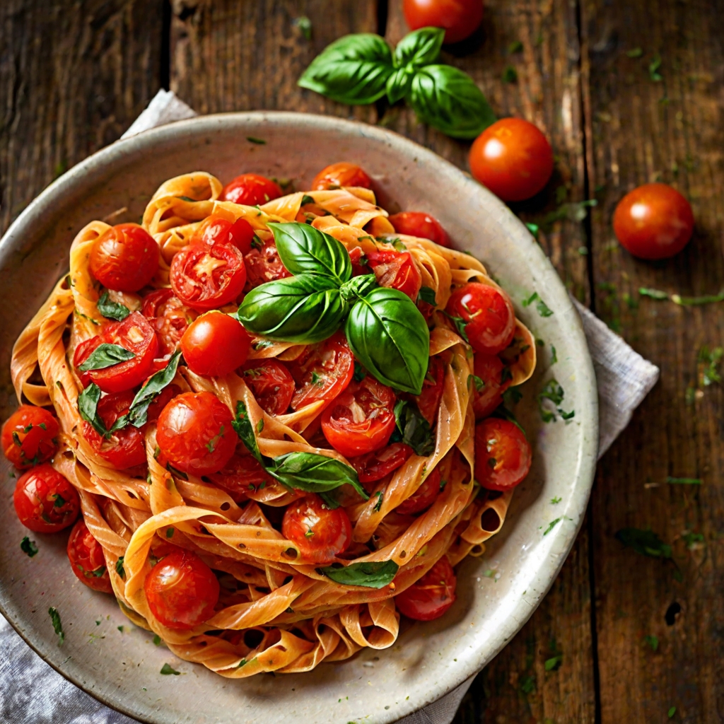 Farmers Market Restaurant's Tomato Basil Pasta Recipe