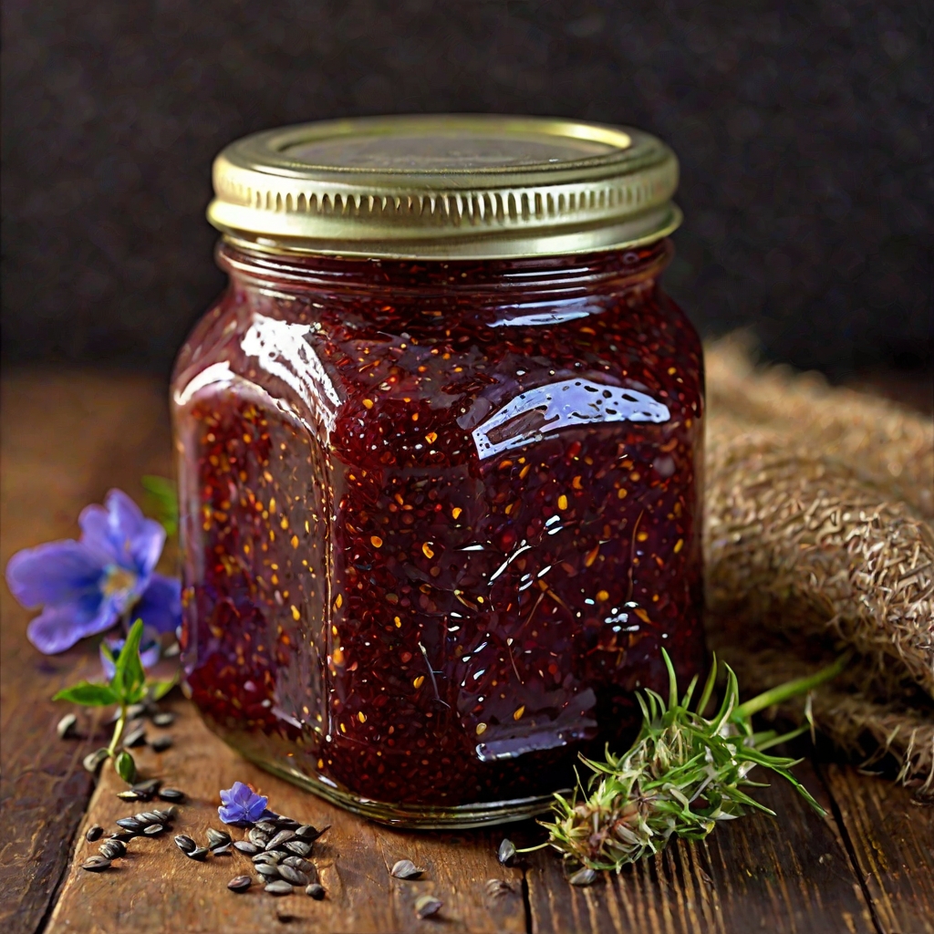 Flax Seed and Chia Seed Jam Recipe