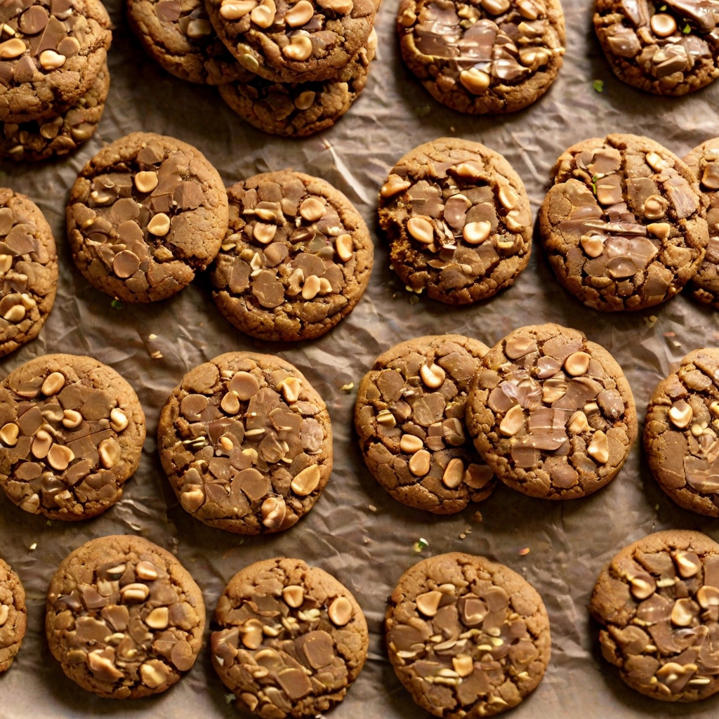 Flax Seed and Peanut Butter Cookies