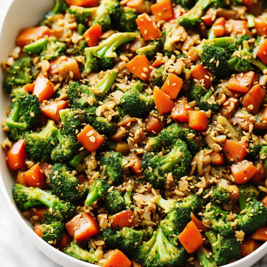 Flax Seed and Vegetable Stir-Fry