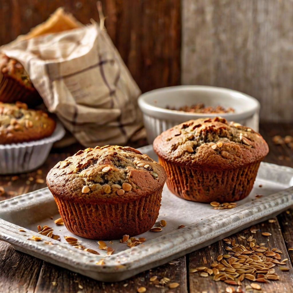 Flax Seed Muffins Recipe