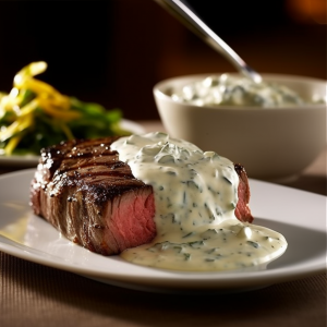 Fleming's Steakhouse's Blue Cheese Sauce Recipe