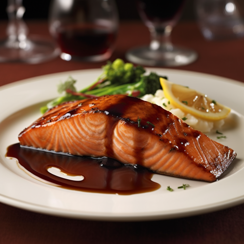 Fleming's Steakhouse's BourbonGlazed Salmon Recipe