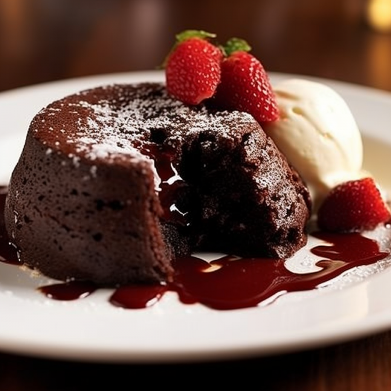 Fleming's Steakhouse's Chocolate Lava Cake Recipe | Recipes.net