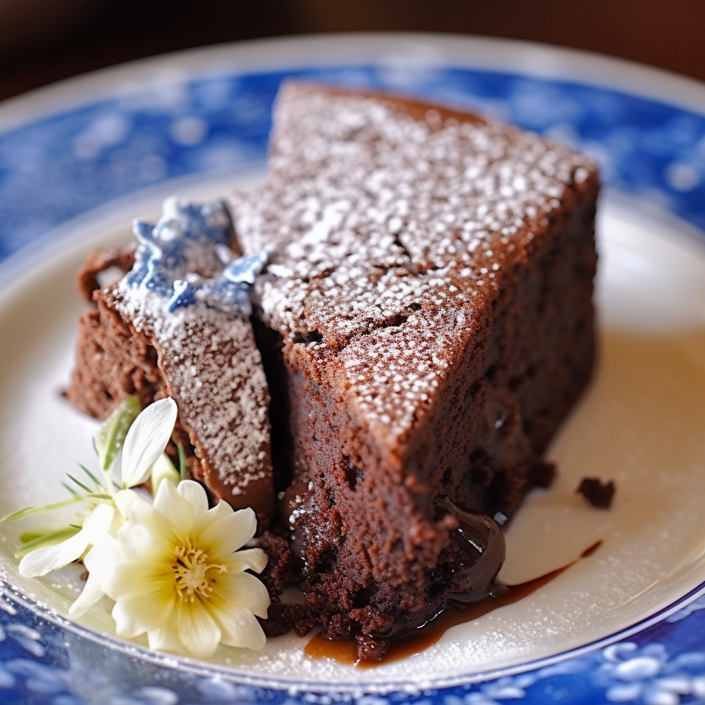 Fountain Blue Restaurant's Chocolate Flourless Cake