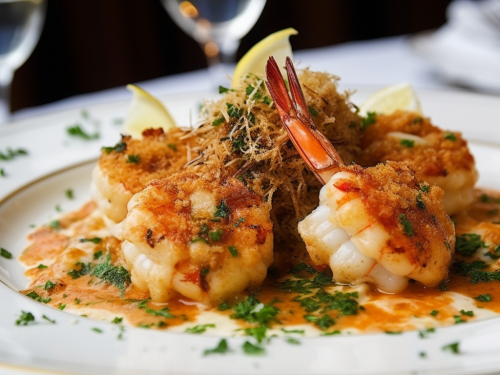 Fountain Blue Restaurant's Crab Stuffed Shrimp Recipe