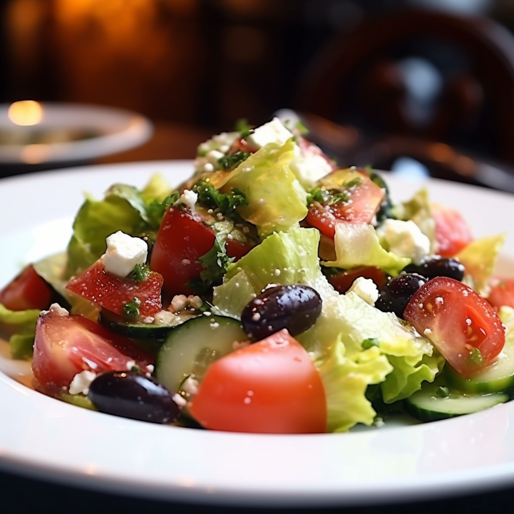 Fountain Blue Restaurant's Mediterranean Salad