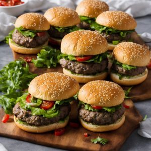 Garlic Double Steakburger Recipe