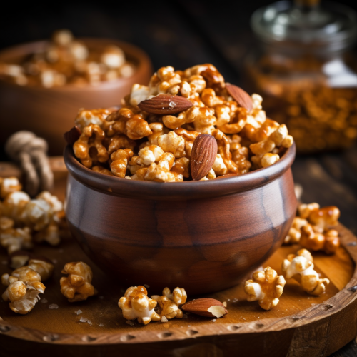 Garrett's Cinnamon Almond Caramel Corn Recipe