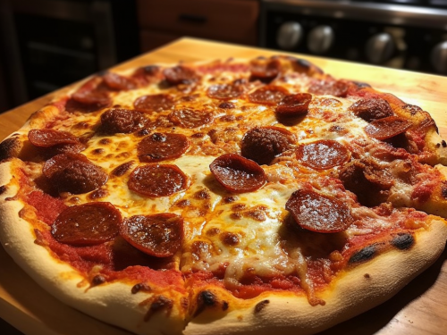 Gino's Sausage and Pepperoni Pizza