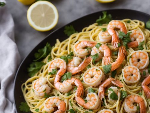Gluten-Free Lemon Garlic Shrimp Linguine Recipe