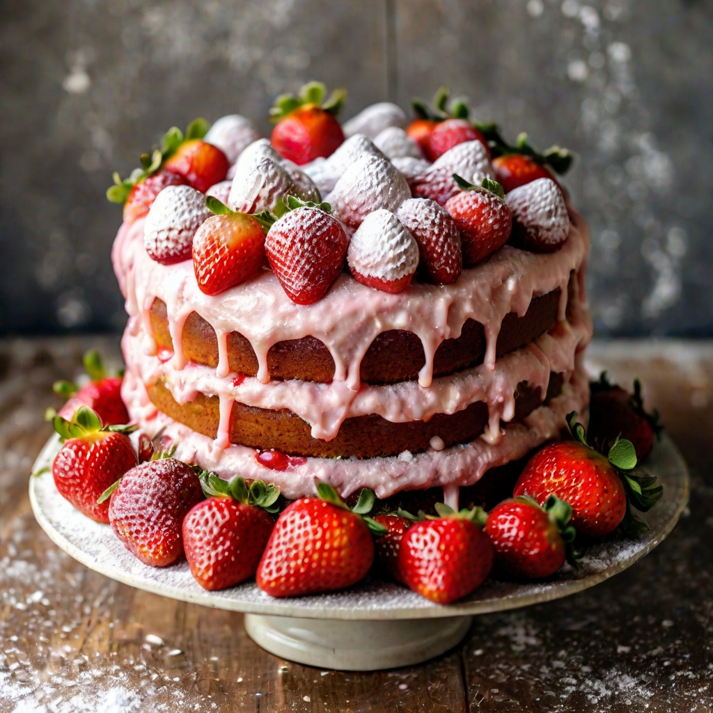 Gluten-Free Strawberry Cake Recipe
