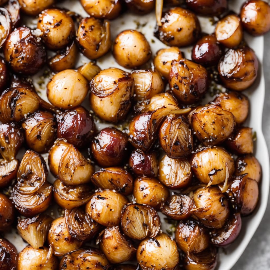 Goose and Balsamic Roasted Onions