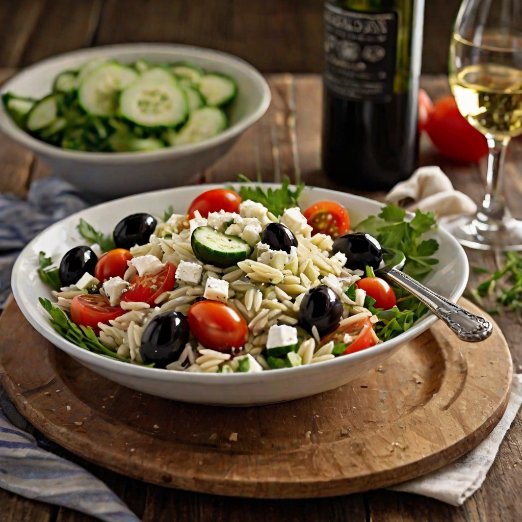 Greek Orzo Salad Recipe
