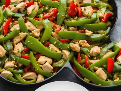 Green Bell Pepper and Chicken Stir-Fry Recipe