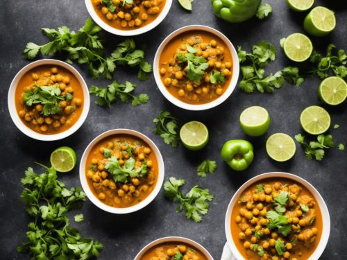 Green Bell Pepper and Chickpea Curry Recipe