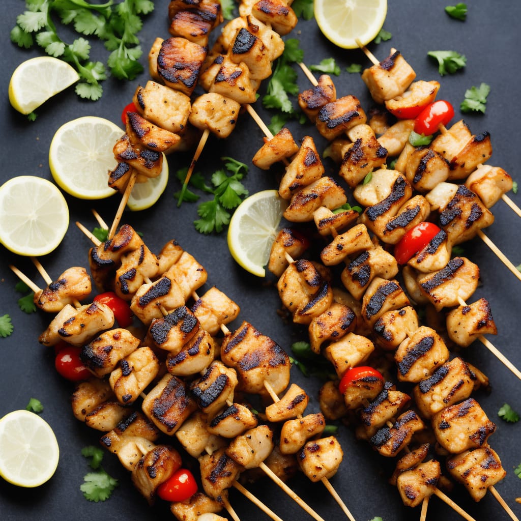 Grilled Asian Fish Skewers Recipe