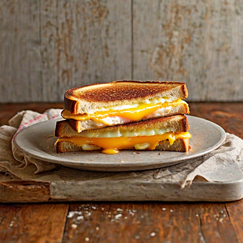 Grilled Cheese Breakfast Sandwich