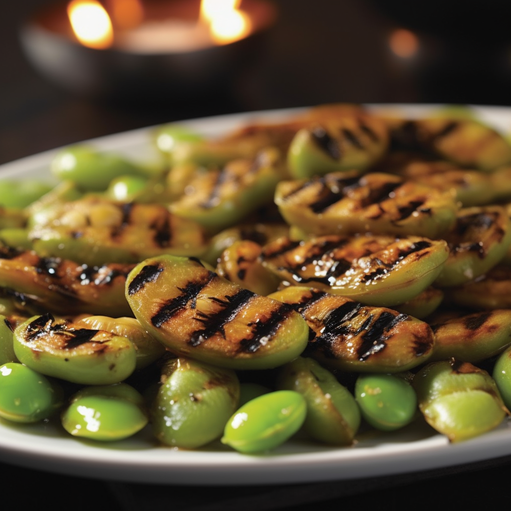 Grilled Fava Beans Recipe