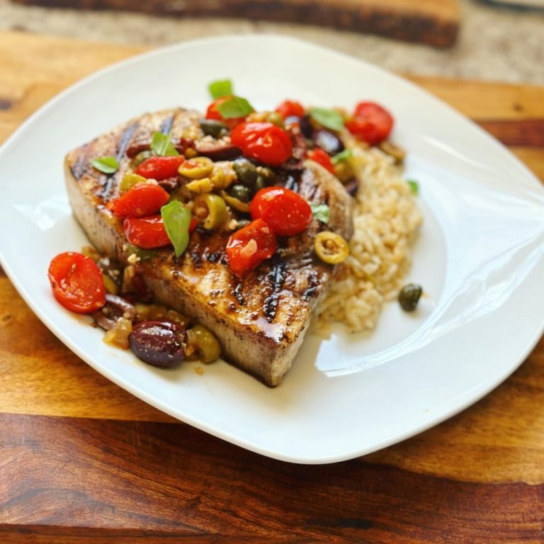 Garlic Butter Swordfish Recipe Recipe