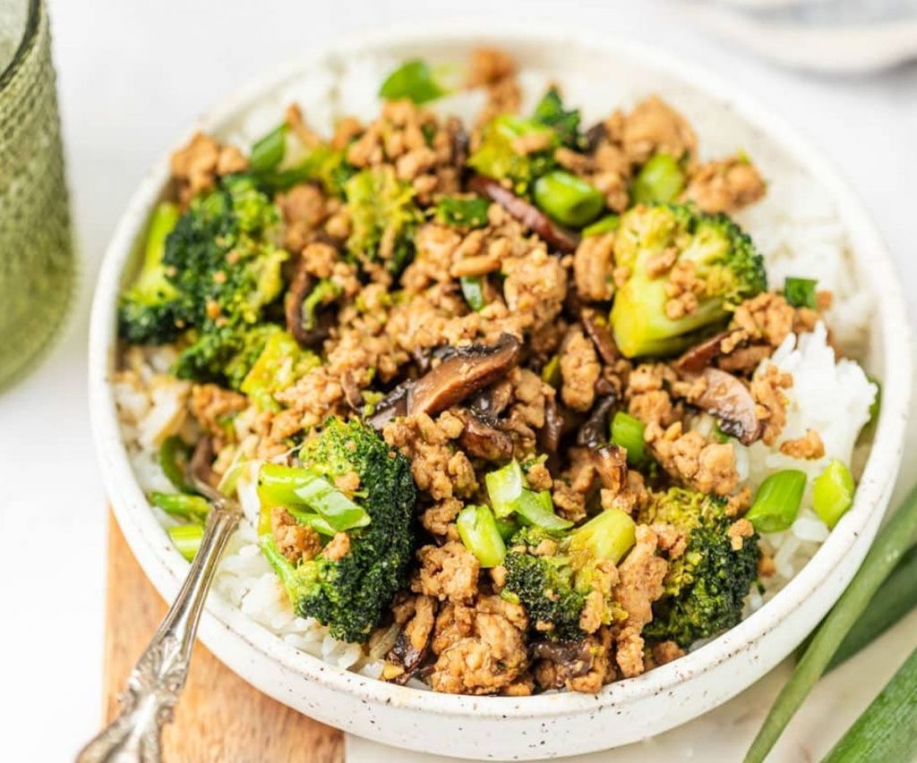 Ground-Chicken-and-Broccoli-Recipe