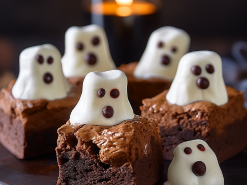 Halloween Ghost Brownies Recipe