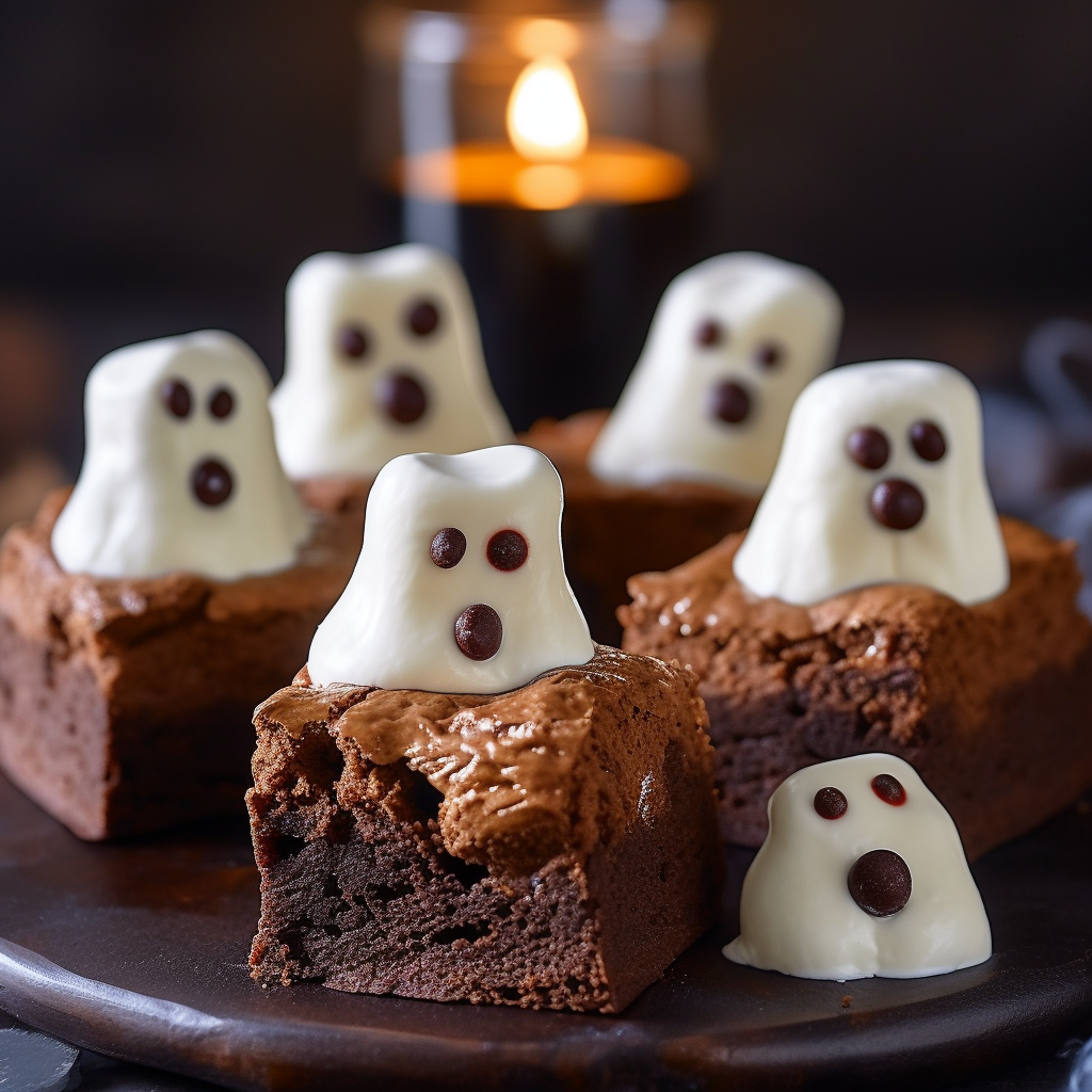Halloween Ghost Brownies Recipe