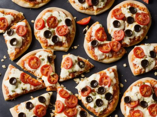 Mini top-your-own pizzas recipe