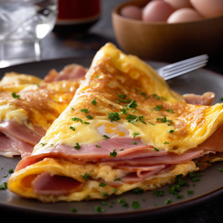 Ham and Cheese Omelet Recipe