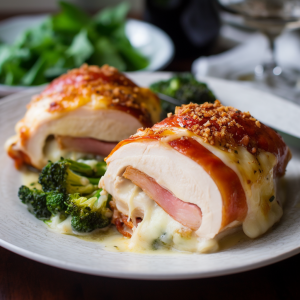 Ham and Gruyere Stuffed Chicken Breast Recipe