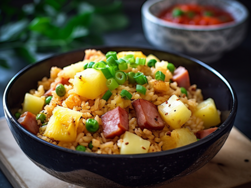 Ham and Pineapple Fried Rice Recipe