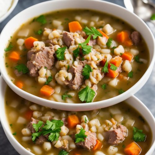 Ham Hock and Barley Soup Recipe