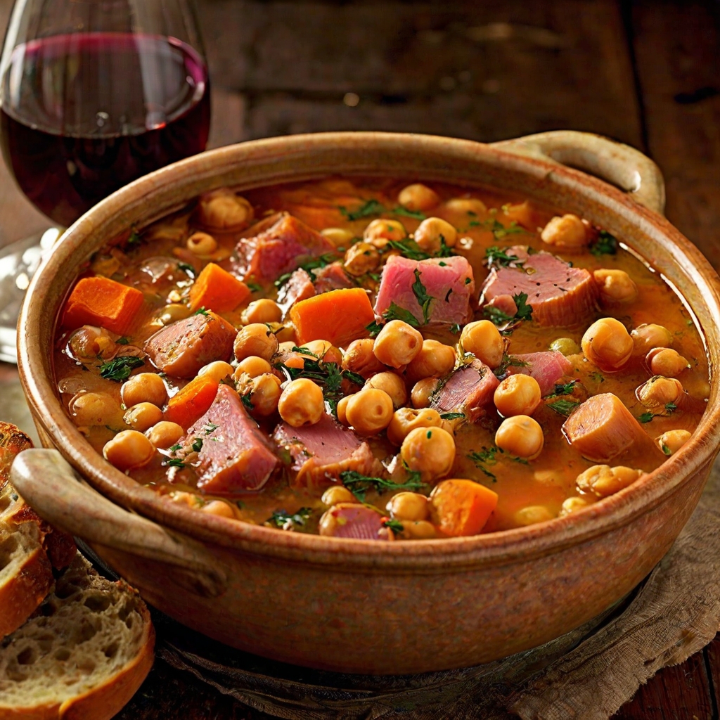 Ham Hock and Chickpea Stew Recipe