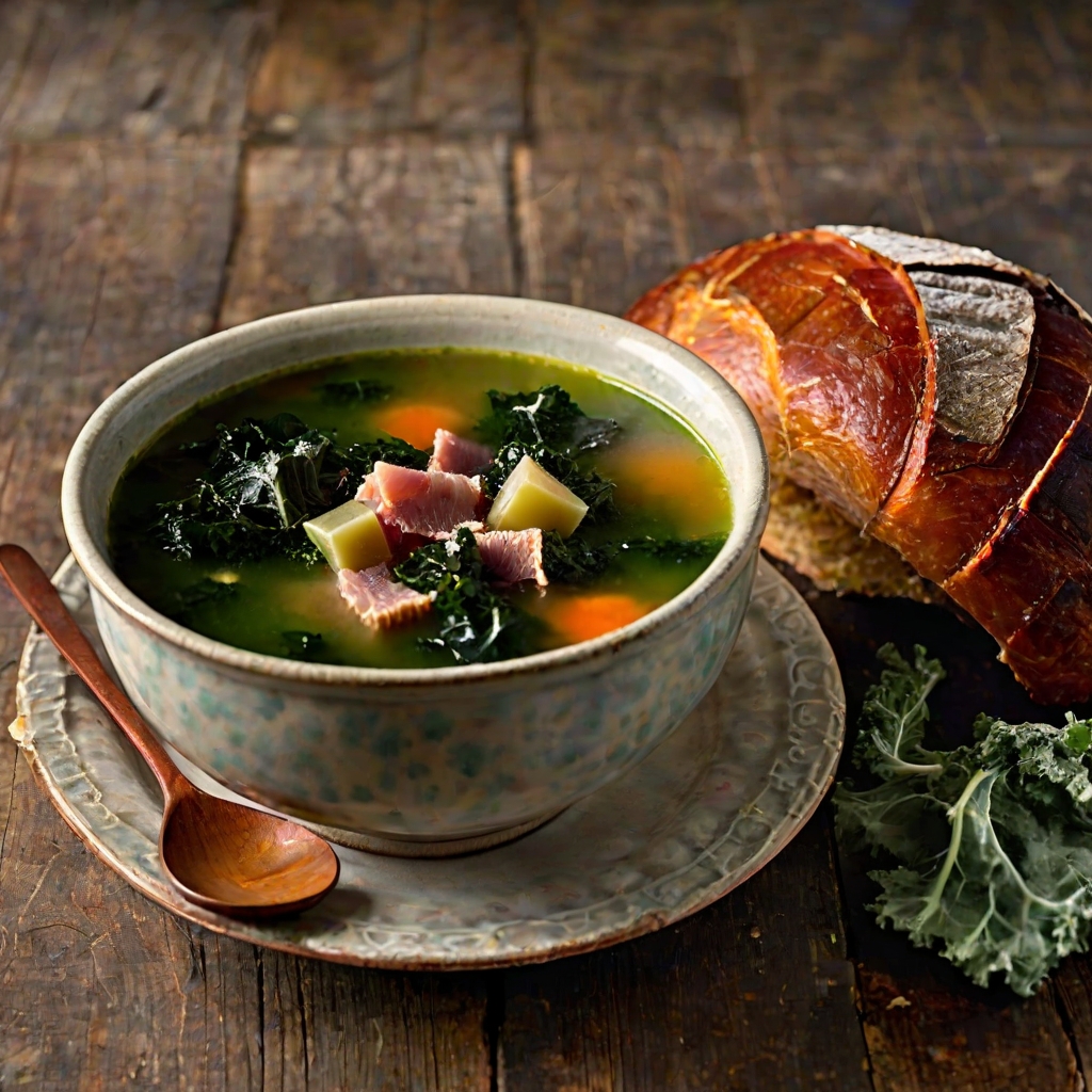 Ham Hock and Kale Soup