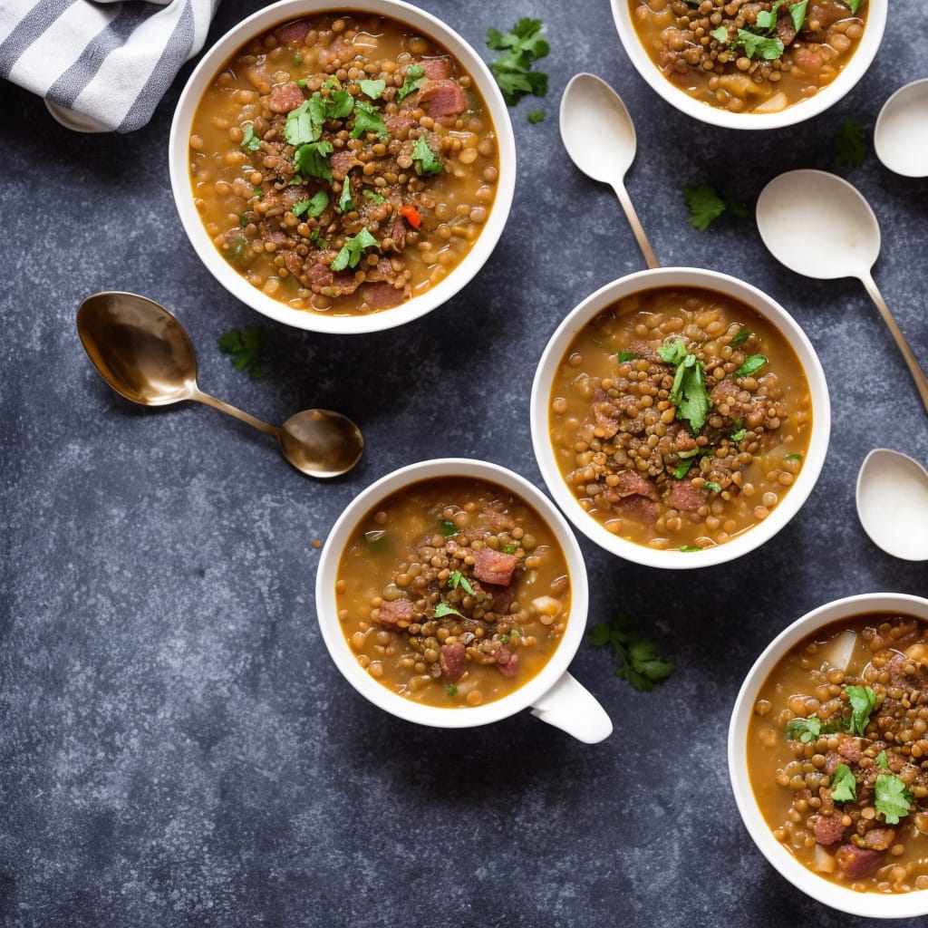 Instant pot lentil discount soup with ham hock