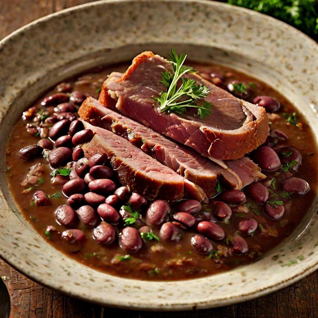 Ham hock deals and beans recipe