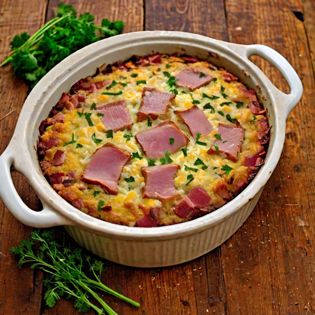 Ham Hock and Rice Casserole Recipe