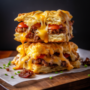 Hardee's Loaded Omelette Biscuit Recipe