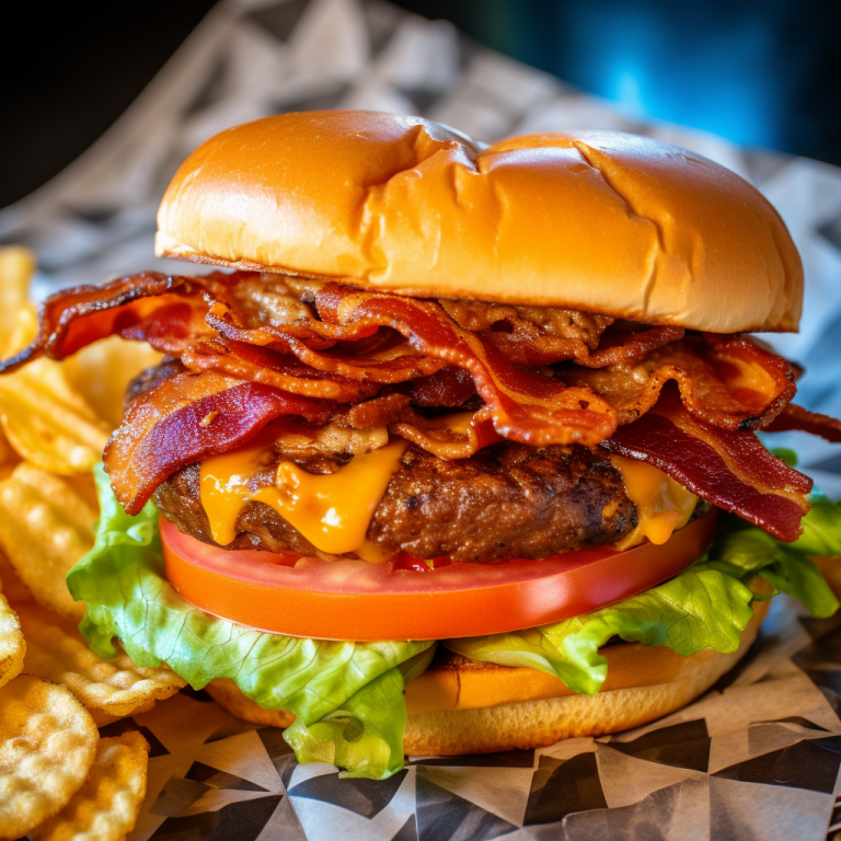 Hardee's Mile High Bacon Thickburger Recipe